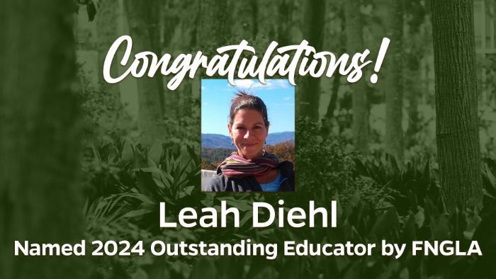 Leah Diehl Named 2024 Outstanding Educator by FNGLA