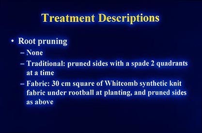 Treatment Descriptions slide