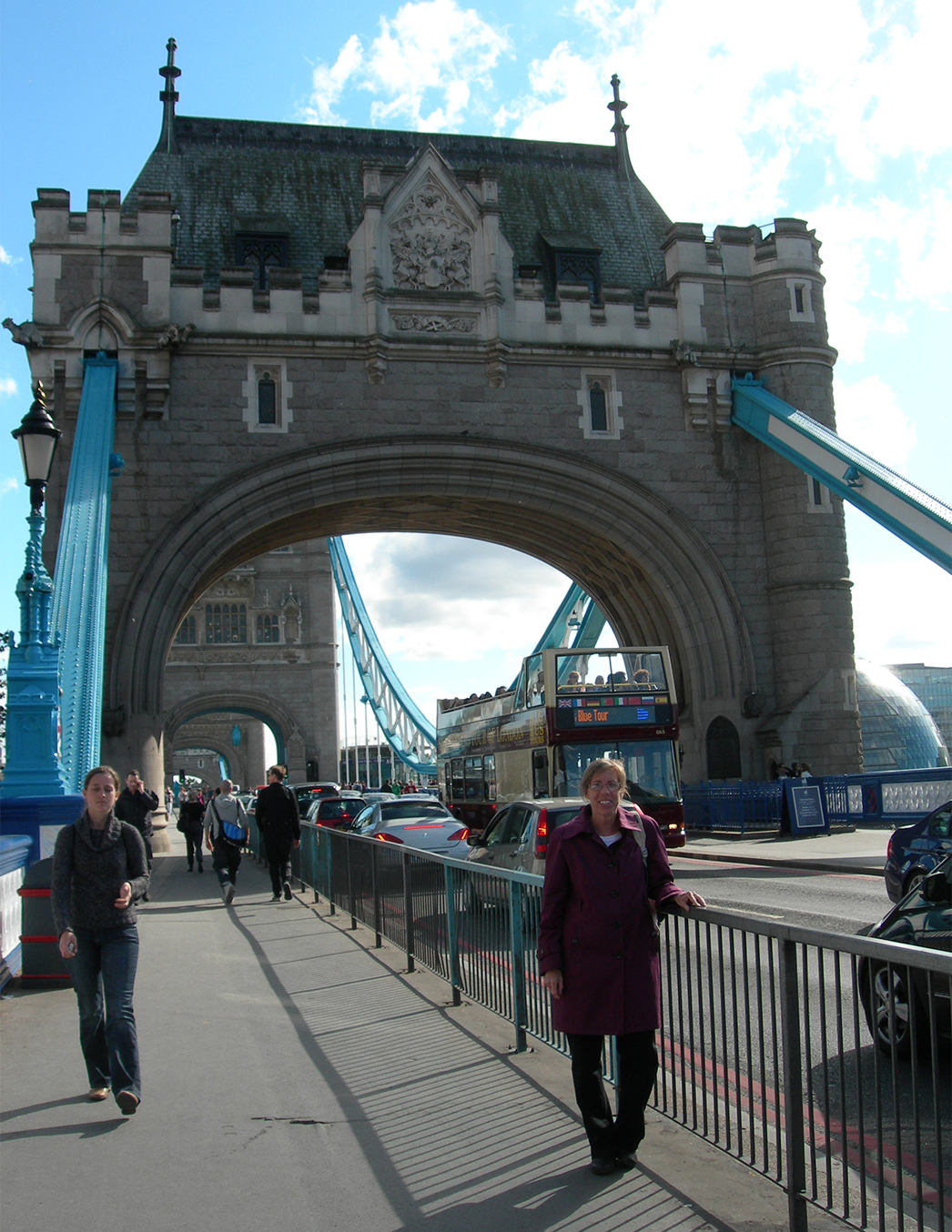 Tower Bridge London England with ENH students