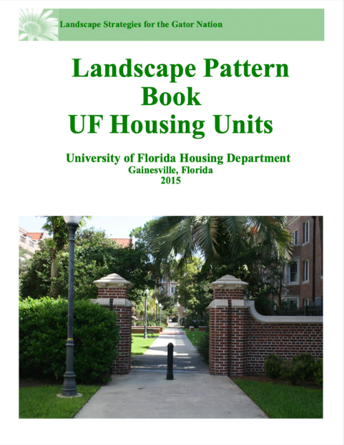 Cover_Landscape Pattern Book UF Housing Units