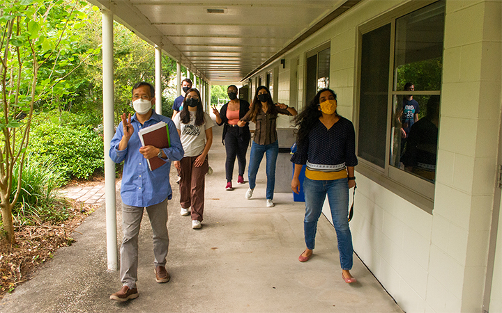 The Nadakuduti Lab team, UF/IFAS photo by Alex J. Lopez