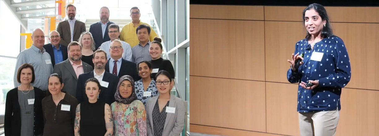 Dr. Nadakuduti (right image) was an invited speaker at the “Third International Kratom Symposium” held at the College of Pharmacy Lake Nona campus, University of Florida