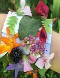 Tape Bracelet with Flowers