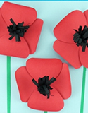 paper poppies, Photos by iheartcraftythings.com