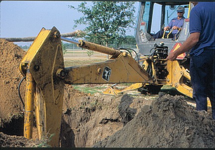 digging hole